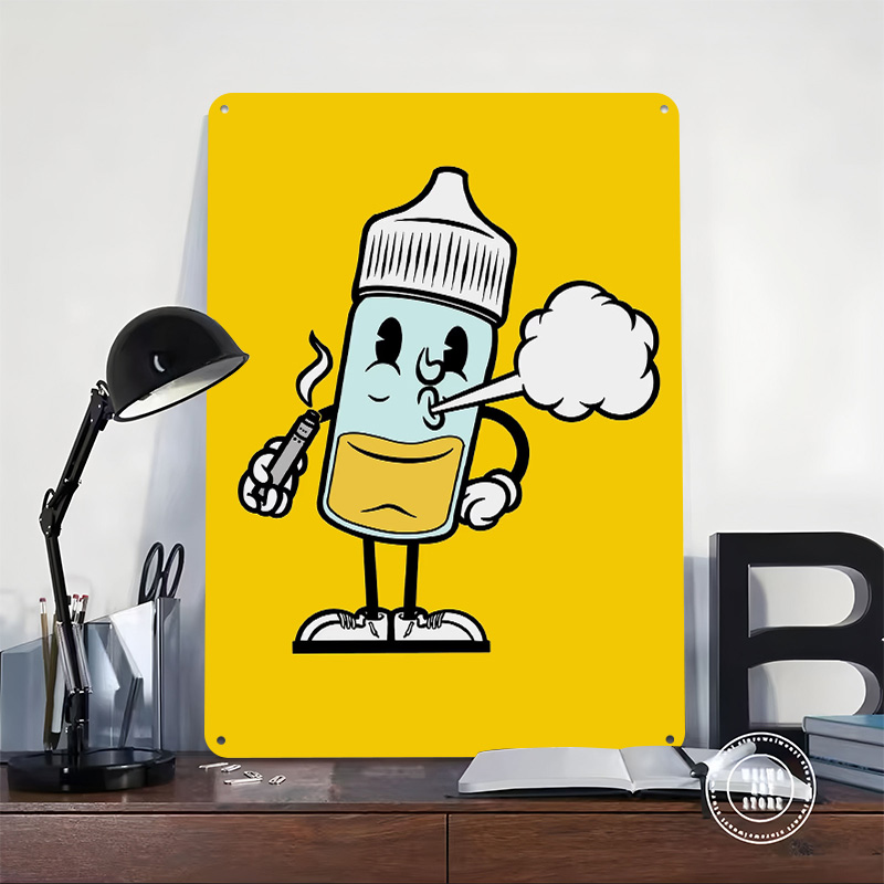 Liquid Vape Weißblech-Poster,  – Vape Decoration Bewertung und Preis