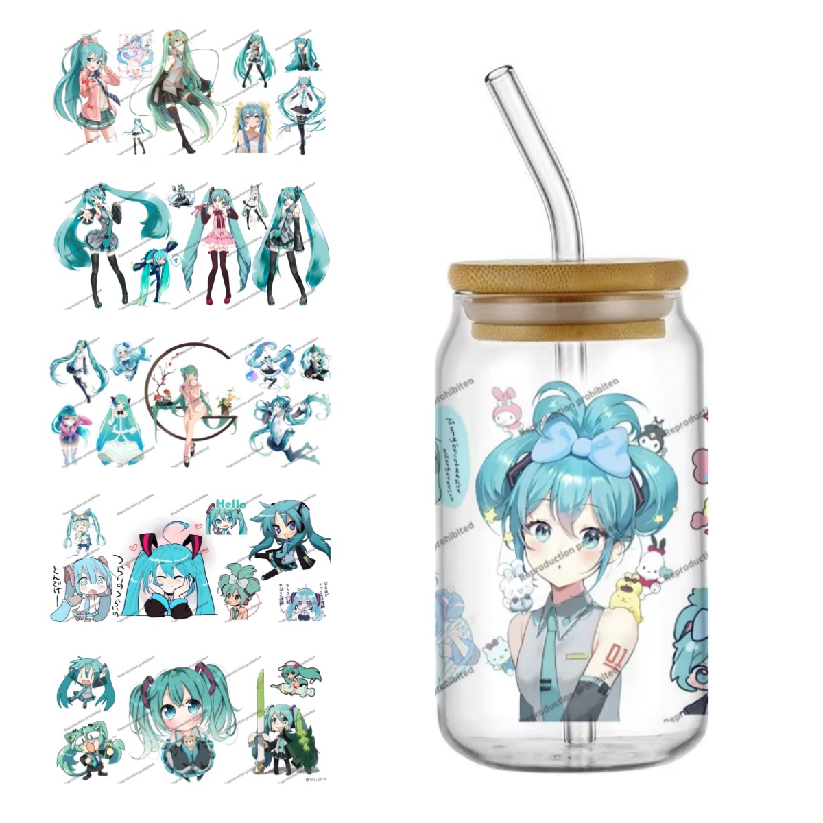 Hatsune Miku UV DTF Becherumma – Rdta Tank Glass Bewertung und Preis