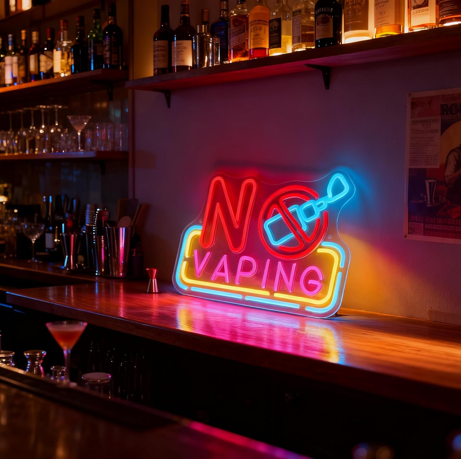 No Vaping LED-Neonschild USB-b – Vape Decoration Bewertung und Preis