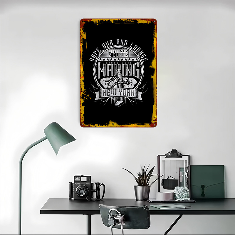 Vape Bar Weißblech-Poster, anp – Vape Decoration Bewertung und Preis