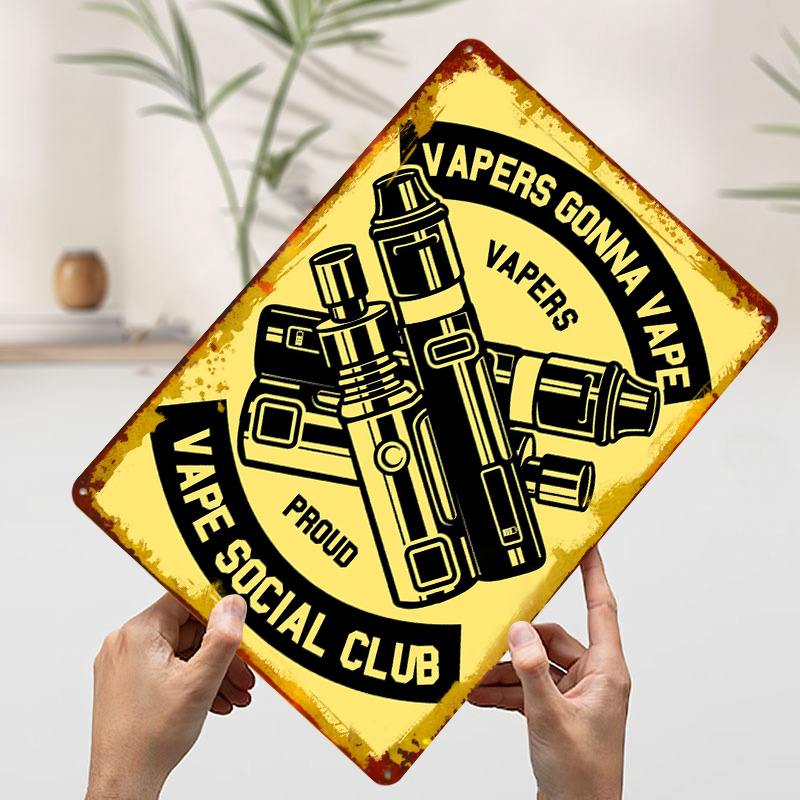Vape Weißblech-Poster, anpassb – Vape Decoration Bewertung und Preis