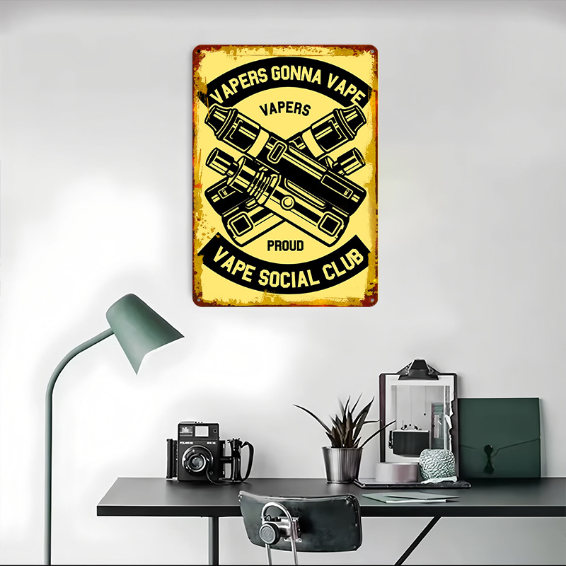 Vape Weißblech-Poster, anpassb – Vape Decoration Bewertung und Preis