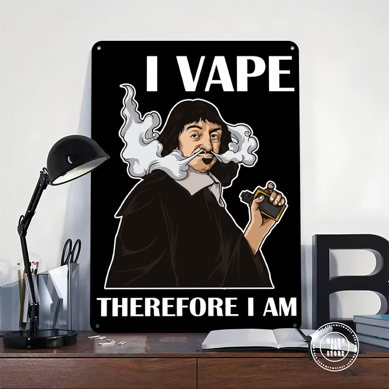 I Vape Therefore I Am Weißblec – Vape Decoration Bewertung und Preis
