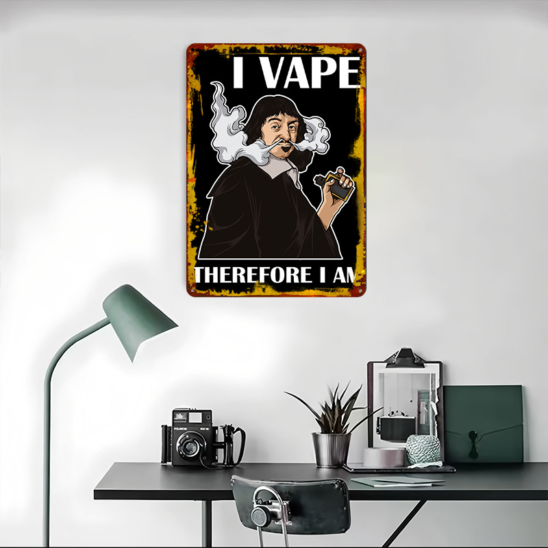 I Vape Therefore I Am Weißblec – Vape Decoration Bewertung und Preis